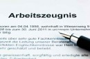 Arbeitszeugnis in deutscher Sprache